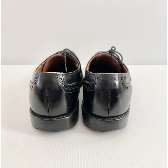 Allen Edmonds Ashland Wingtip Derby Brogue Mens Sz 9 B Black Leather Dress Shoes main image 4